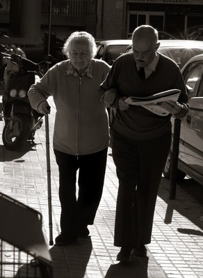 Con el abuelo en Sales i Ferr